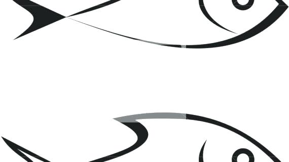 570x320 simple fish outline best fish template ideas fish cut outs fish