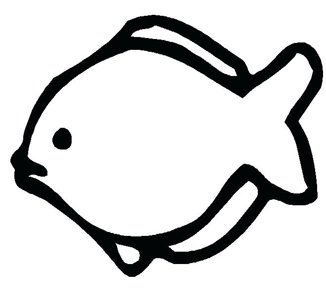 660x616 Simple Drawing Fish Simple Fish Drawing Image