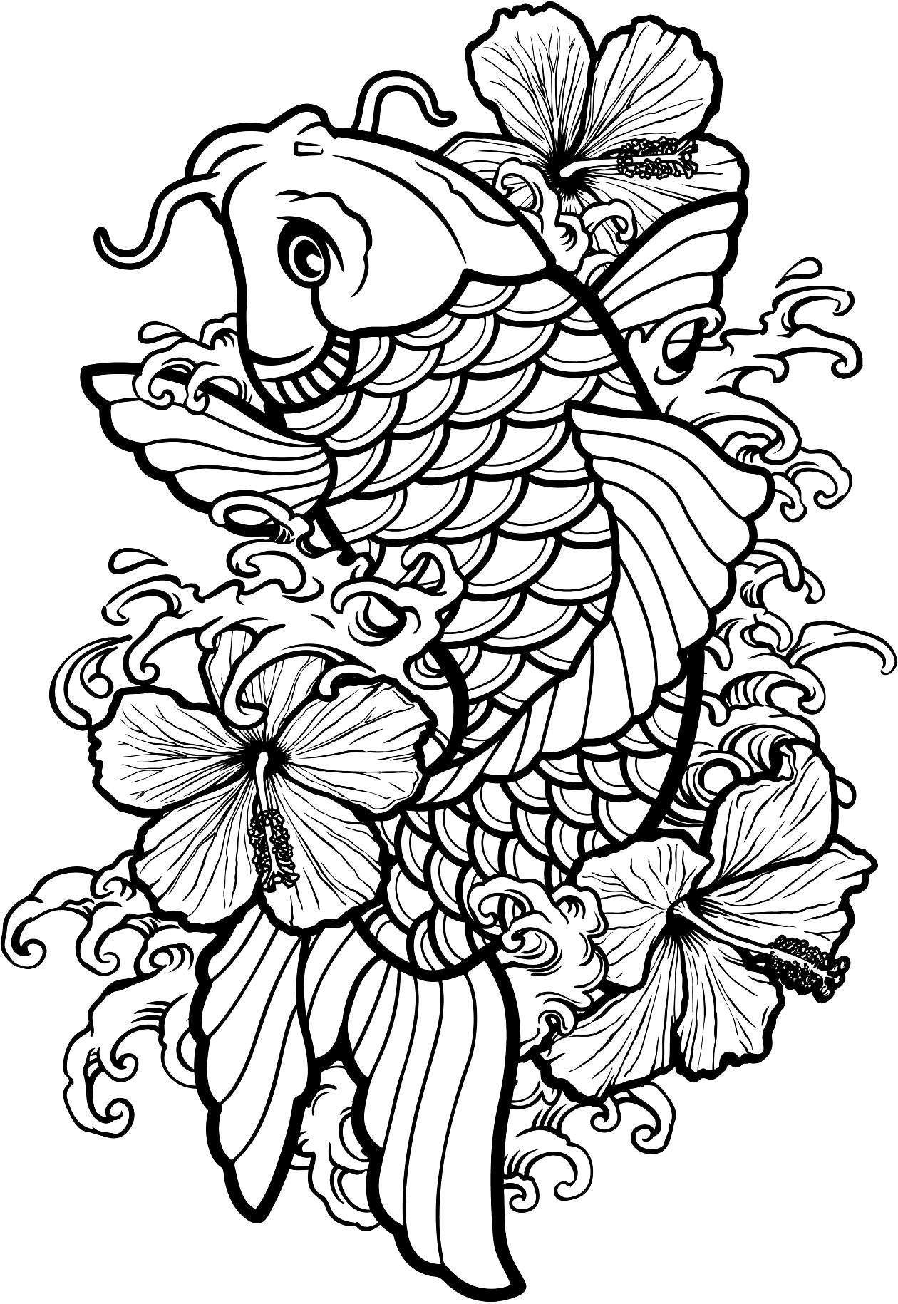 1260x1830 polos koi fish tattoo, coy fish tattoos