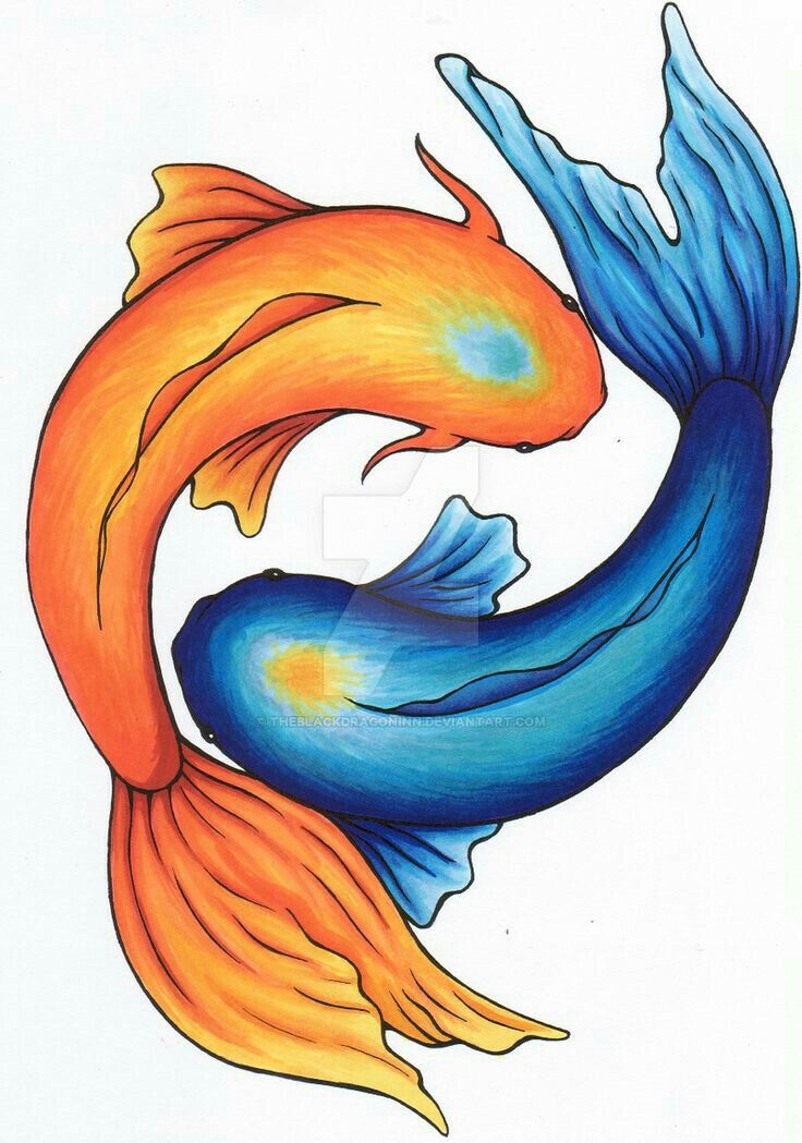736x1049 Dibujos Tumblr Tatuaje Pez Koi, Peces