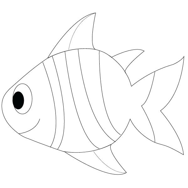600x600 Simple Fish Drawings