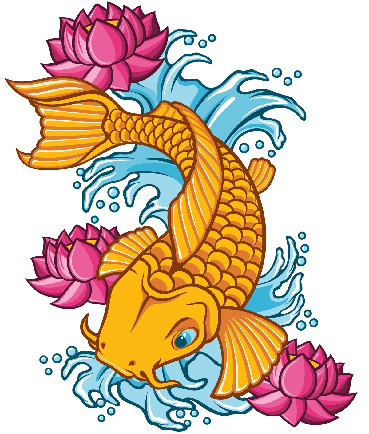 1200x1412 Koi Fish Tattoos