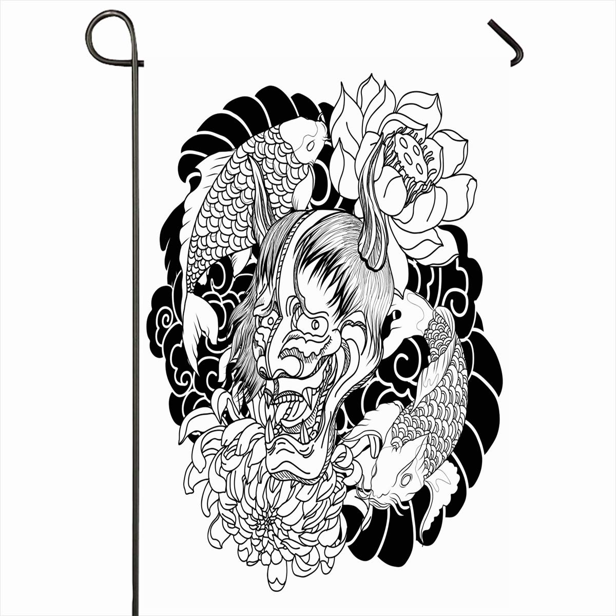 1200x1200 Ahawoso Outdoor Garden Flags Inch Drawn