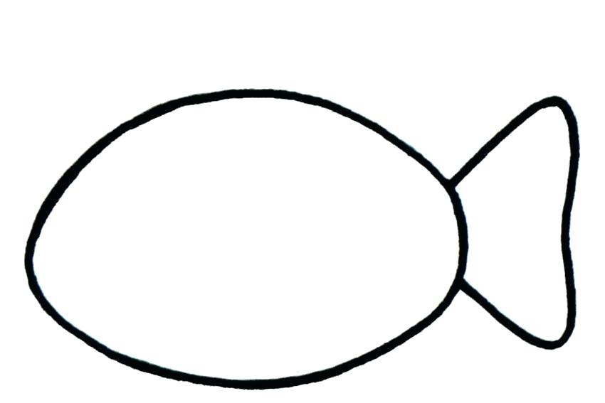 850x567 Fish Drawings Step