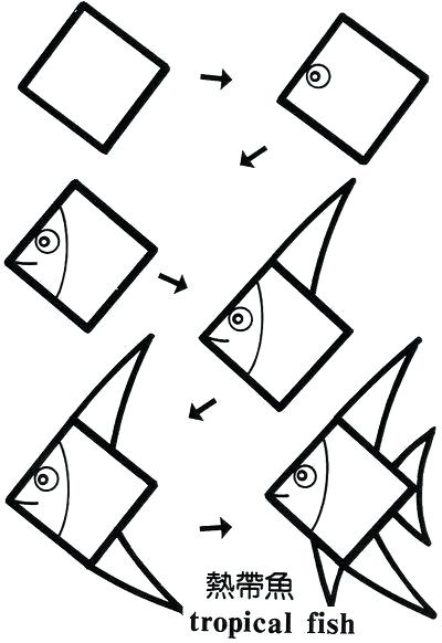 400x582 How To Draw A Easy Fish