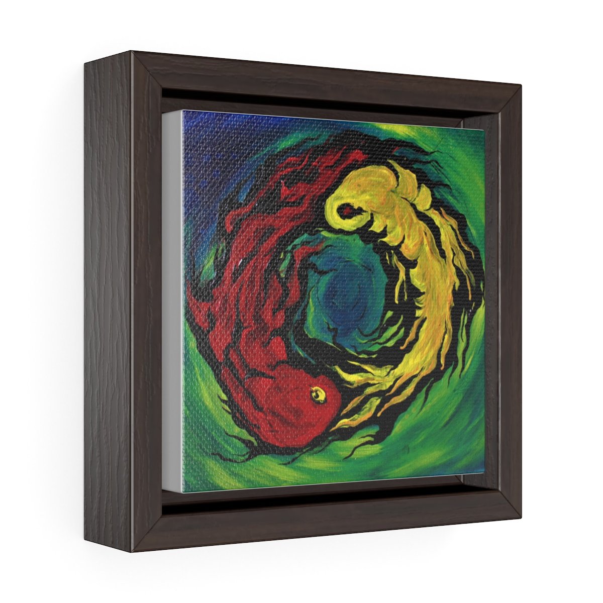 1200x1200 Koi Pond Canvas Print The People In The Back