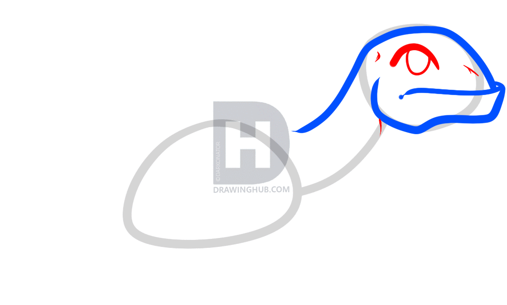 1021x614 How To Draw A Komodo Dragon For Kids, Step