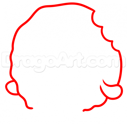 520x509 step how to draw kooky cookie