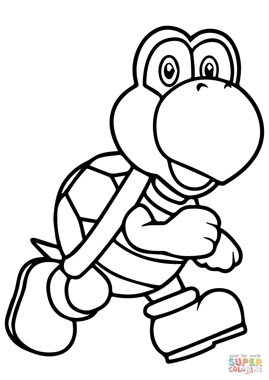 Koopa Troopa Drawing | Free download on ClipArtMag