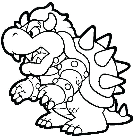564x559 koopa troopa coloring pages boo to print colouring drawing dpalaw