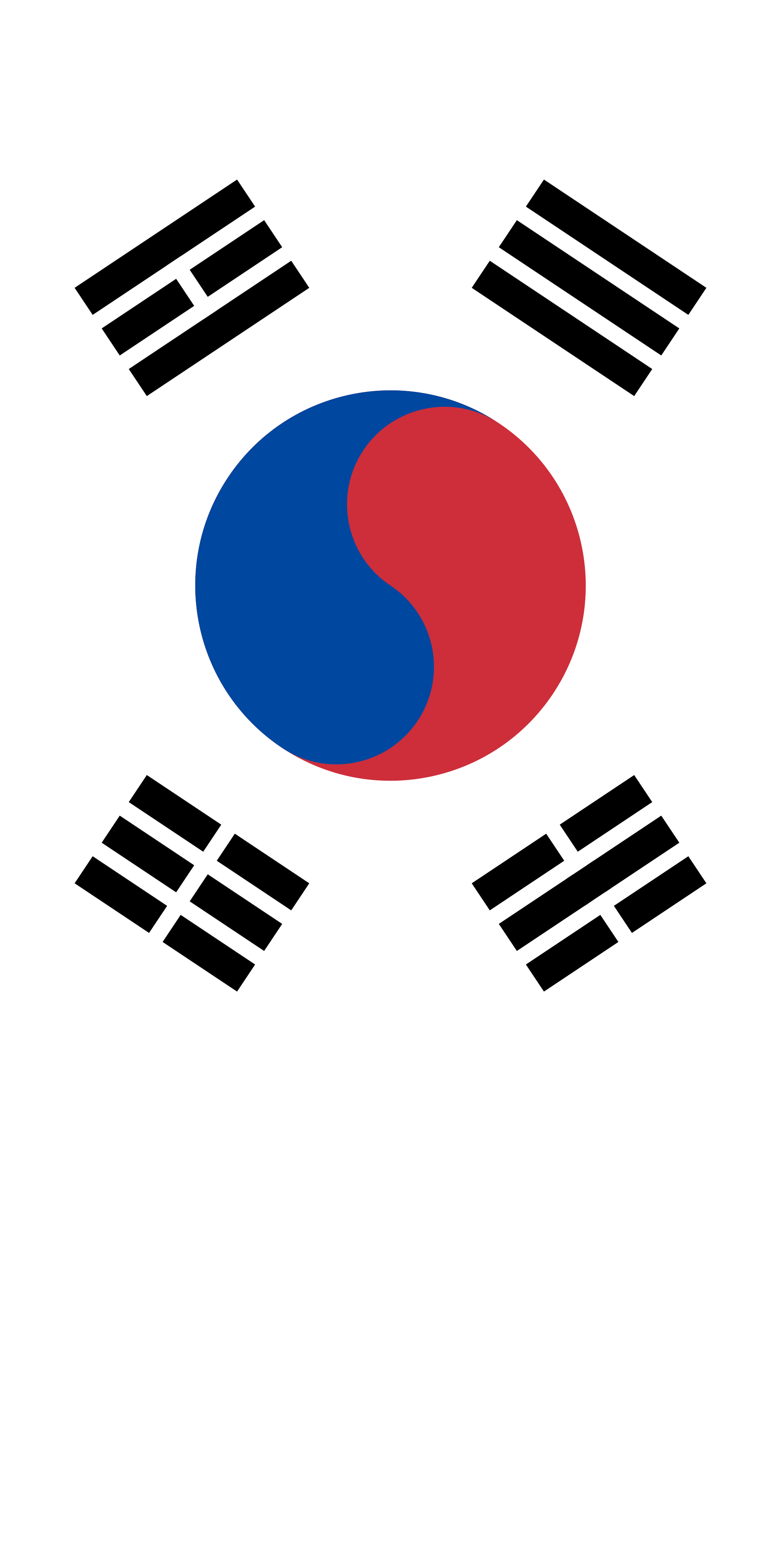 2000x4017 flag of south korea