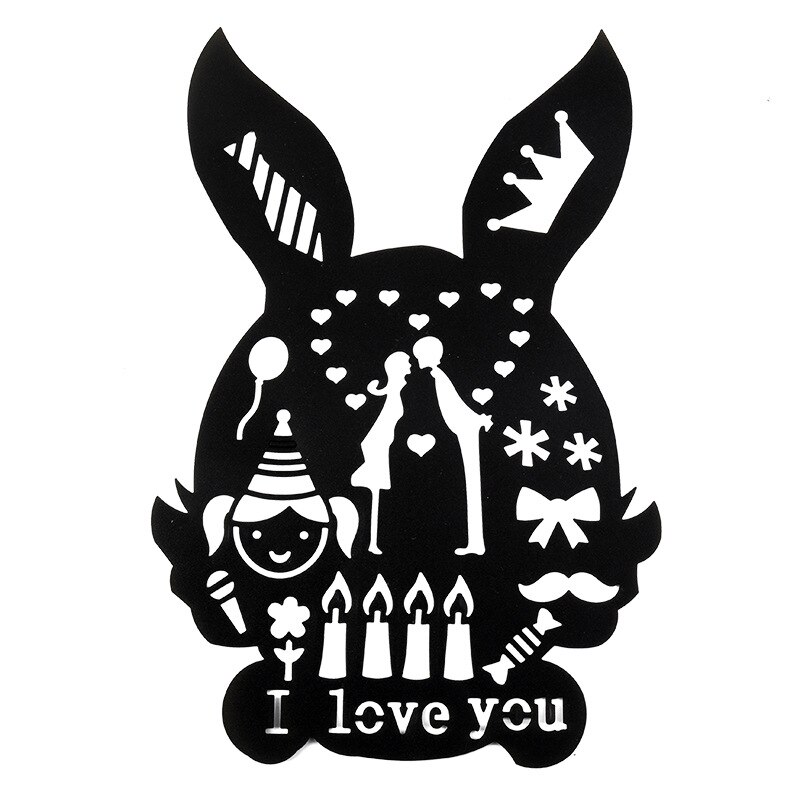 800x800 korean cute hollow retro multifunctional drawing ruler high