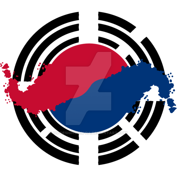 600x600 Cool Korean Flag Drawing