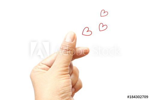 500x334 Asian Woman Make Her Hand Like Mini Heart Shape