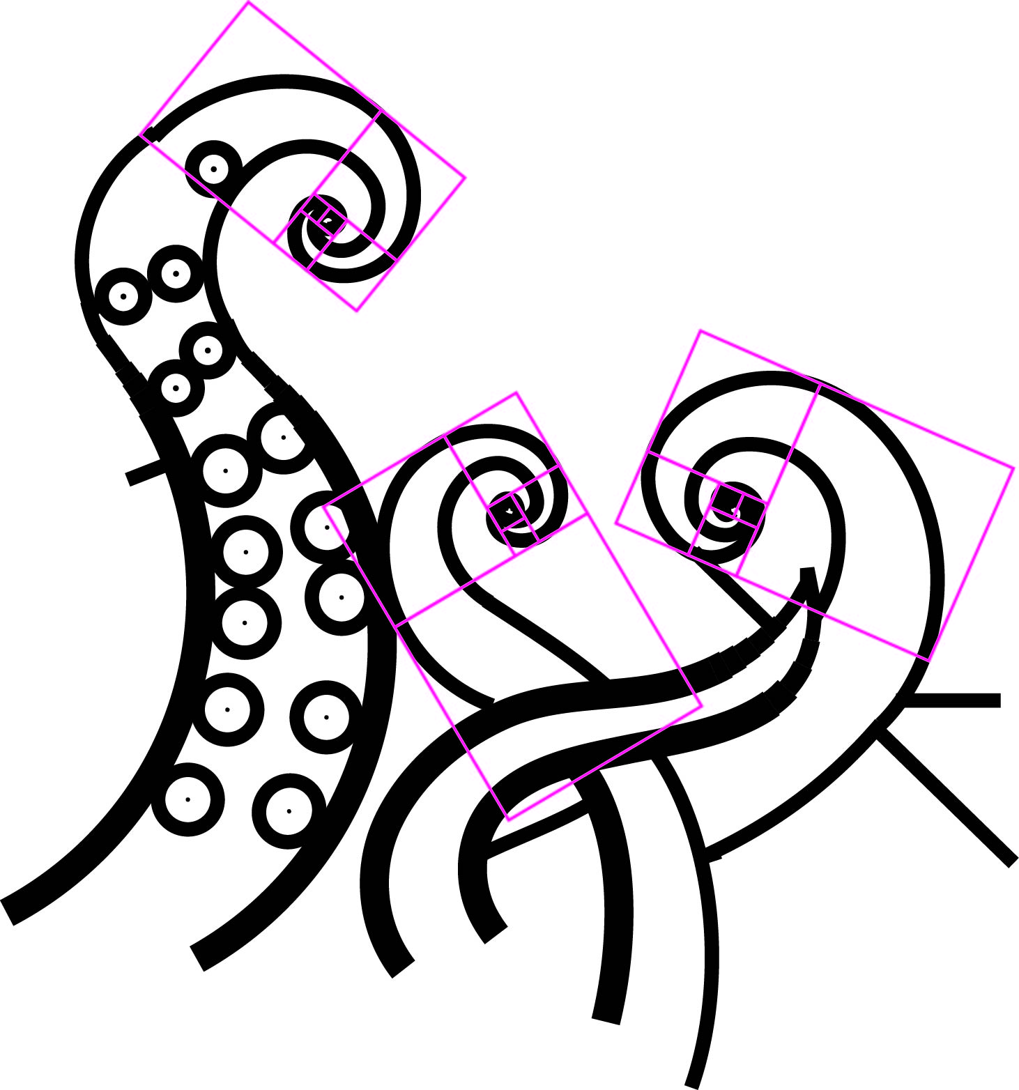 1462x1564 kraken tentacles drawing image
