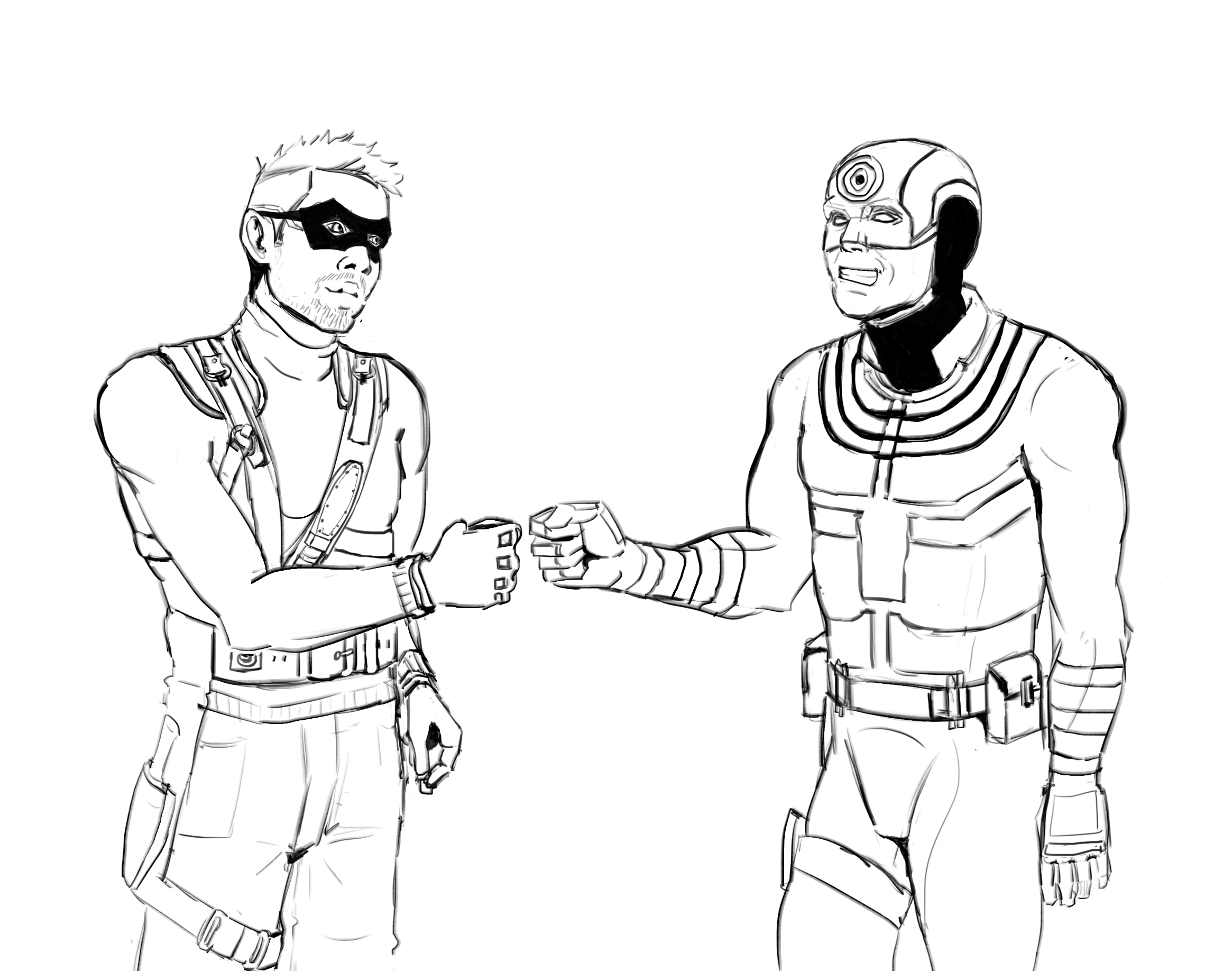 2330x1836 the kraken and bullseye theumbrellaacademy