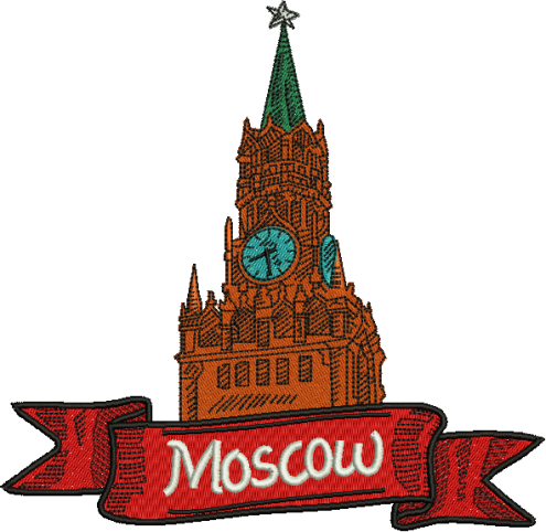 495x482 moscow kremlin, drawing