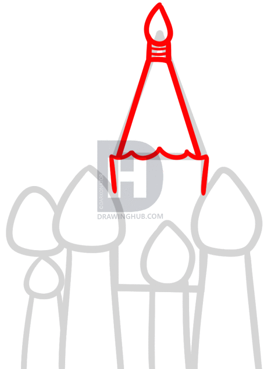 515x720 how to draw the kremlin, moscow kremlin, saint basil cathedral
