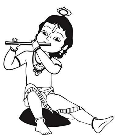 382x450 Buy Asmi Collections Pvc Wall Stickers Beautiful Black God Baal