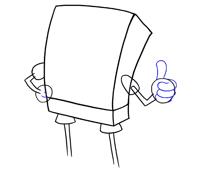 678x600 How To Draw Spongebob Easy Step