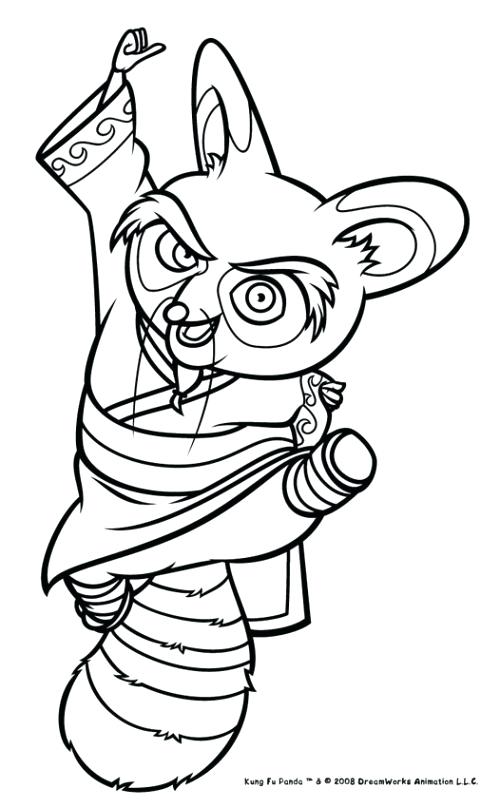500x808 Kung Fu Panda Tiger Coloring Pages Angry N Est Pas Content