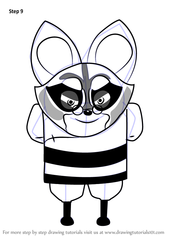 599x846 Learn How To Draw Master Junjie From Kung Fu Panda