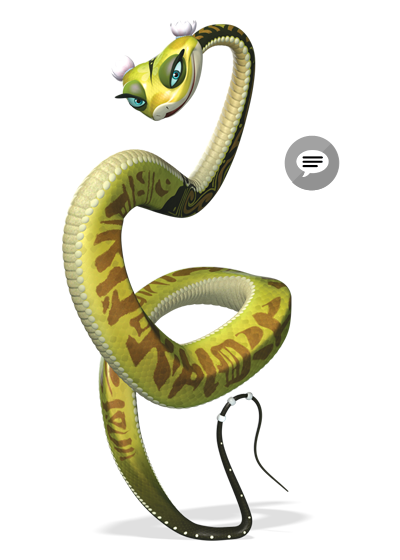 400x560 Viper Characters Kung Fu Panda