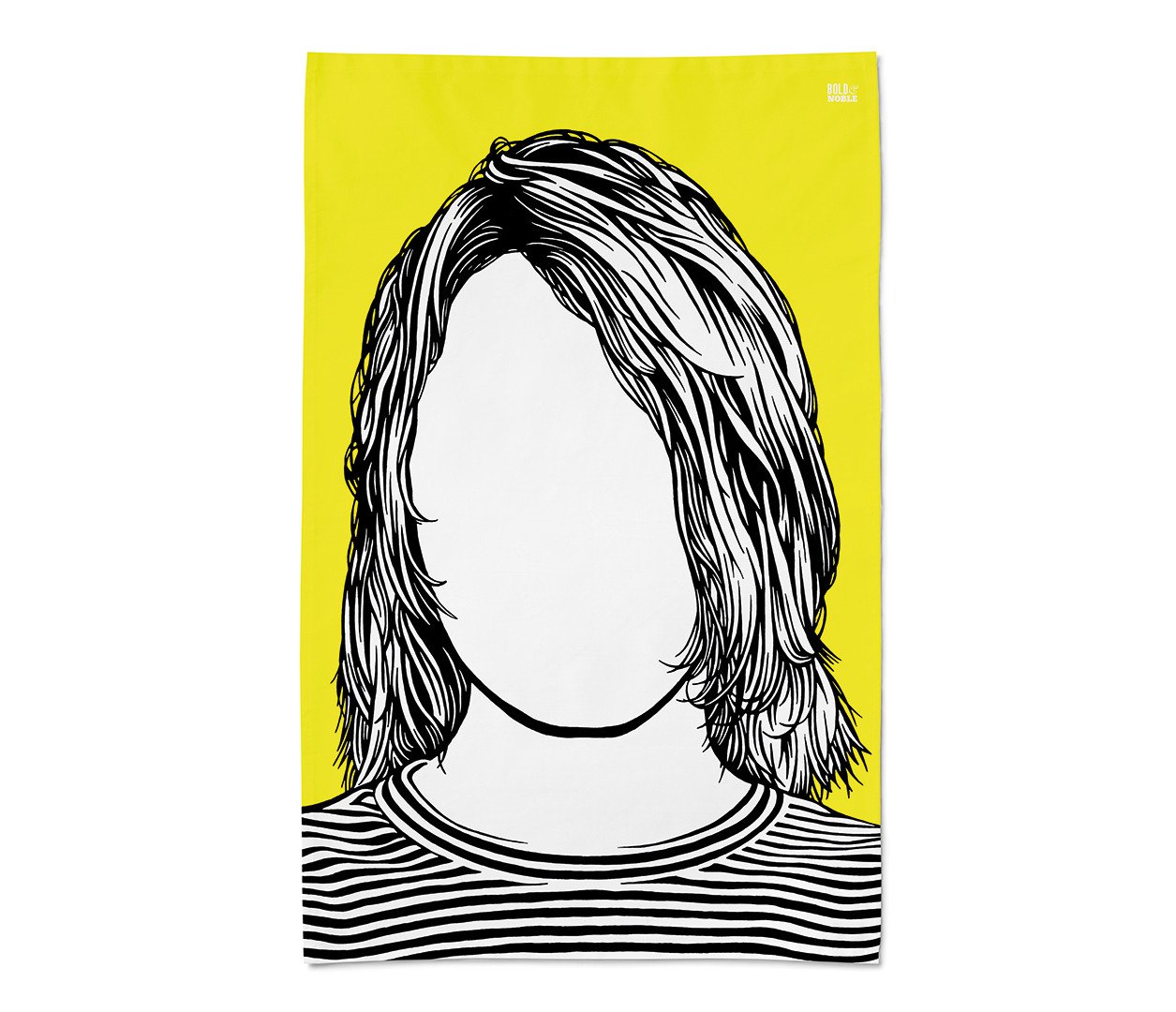 1255x1080 kurt cobain' nirvana tea towel bold noble