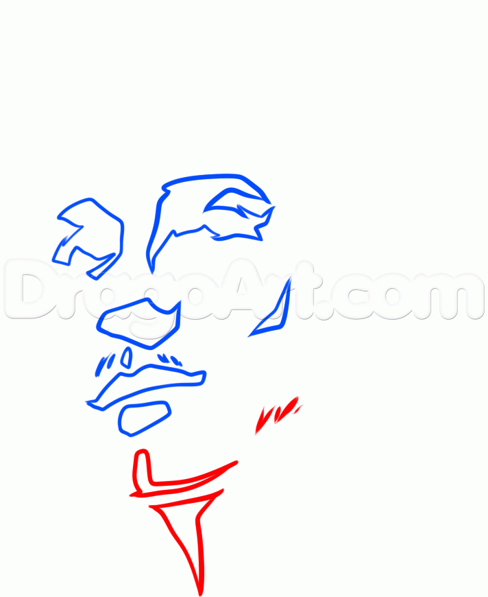 712x870 Draw Tribal Kurt Cobain, Step