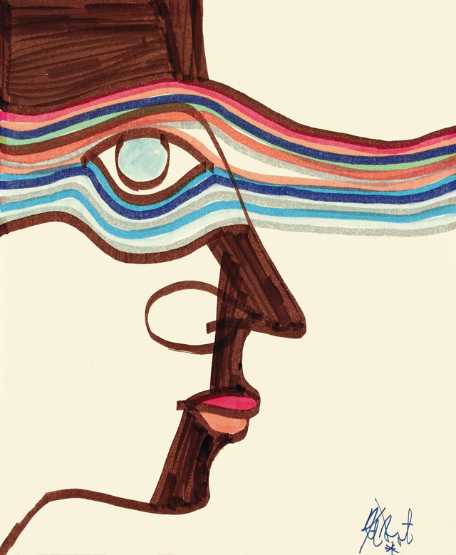 640x779 The Unseen Drawings Of Kurt Vonnegut