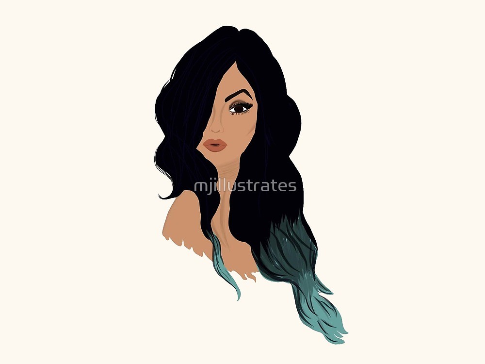 1000x750 kylie jenner cartoon drawing