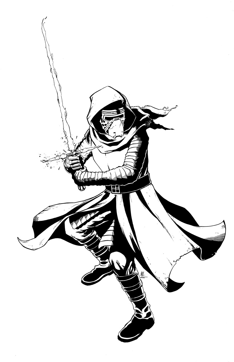 800x1239 Kylo Ren Original Art The Art Of Eric Weathers Online