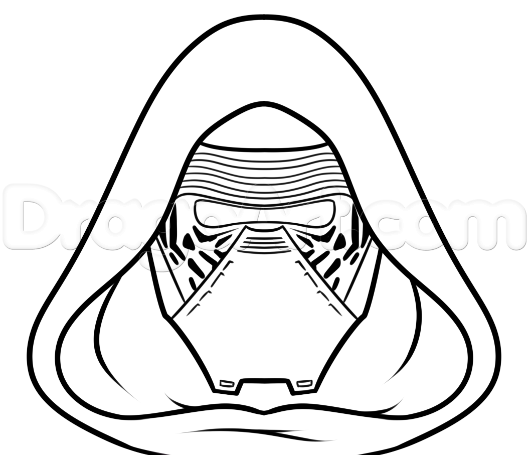 1055x907 How To Draw Kylo Ren Easy Step Art Class Star Wars Drawings