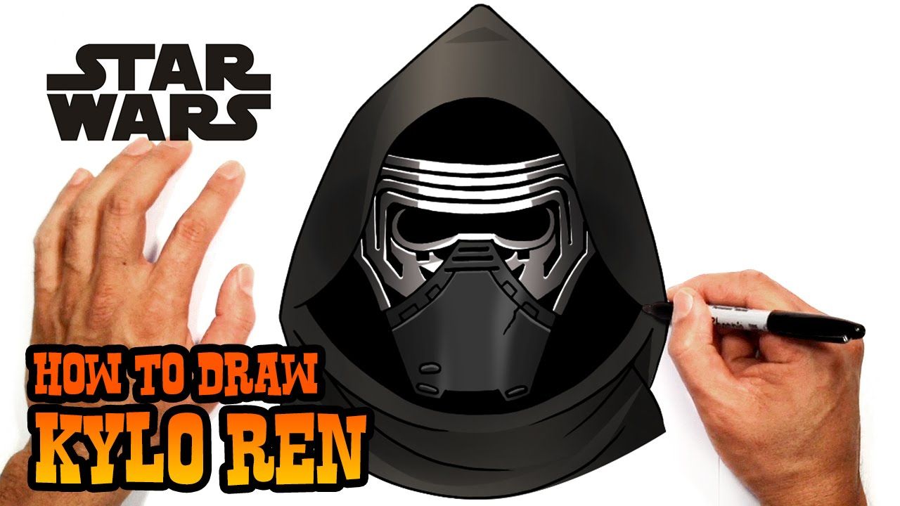 1280x720 How To Draw Kylo Ren
