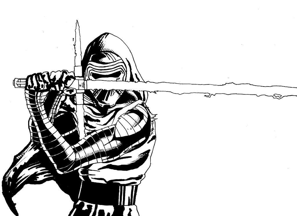 1024x744 Inktober Day Kylo Ren Star Wars Amino