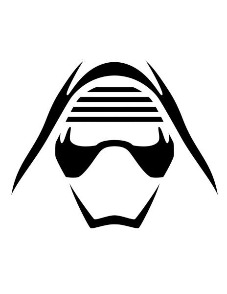 Kylo Ren Helmet Drawing | Free download on ClipArtMag