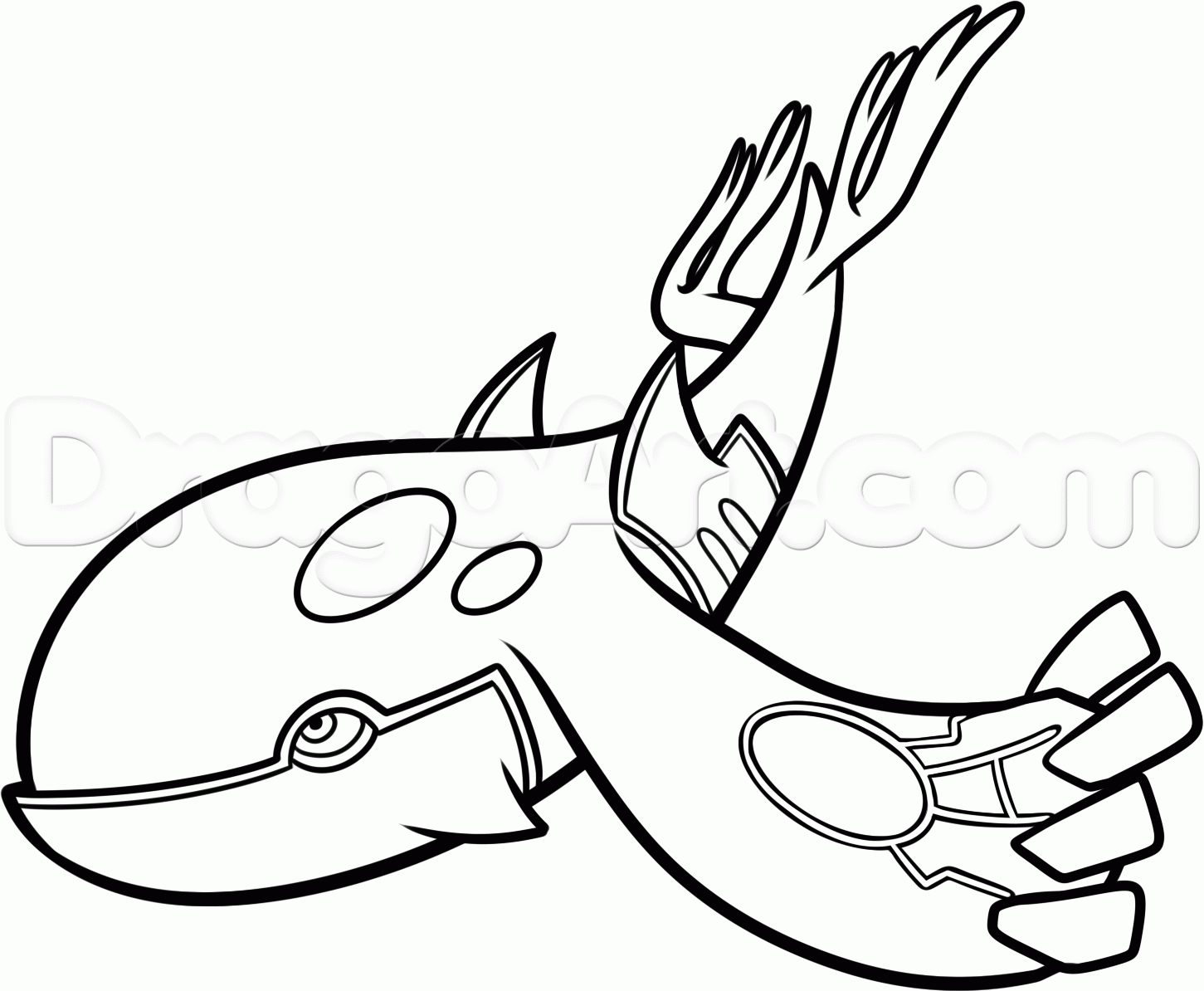 1451x1194 How To Draw Kyogre, Step