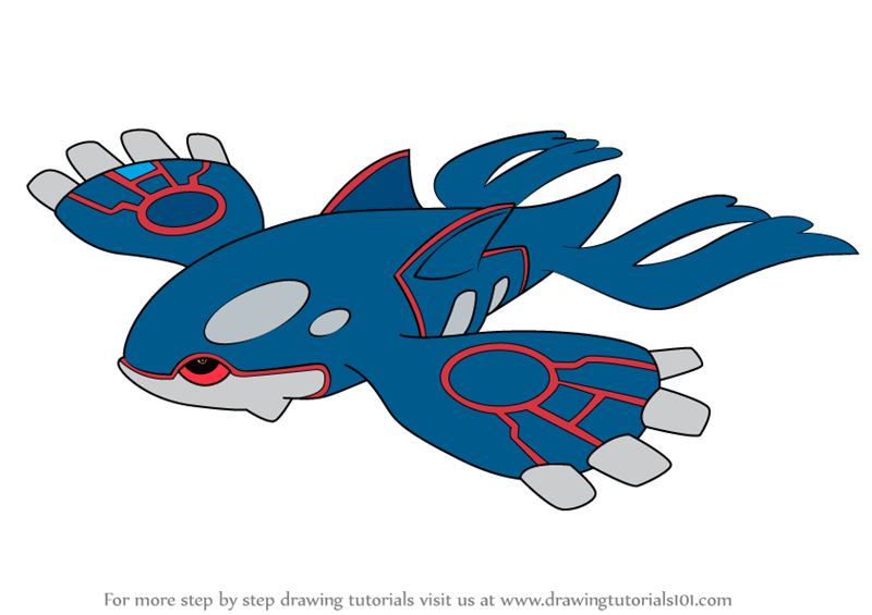 800x565 Learn How To Draw Kyogre From Pokemon