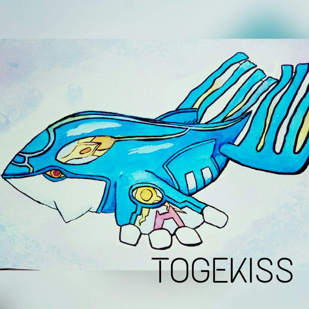 1024x1024 My Art Primal Kyogre Watercolor Amino