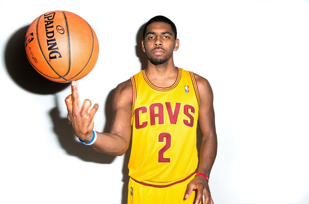 1000x660 Kyrie Irving Basketball Star Watercolor Inkjet Fabric Poster