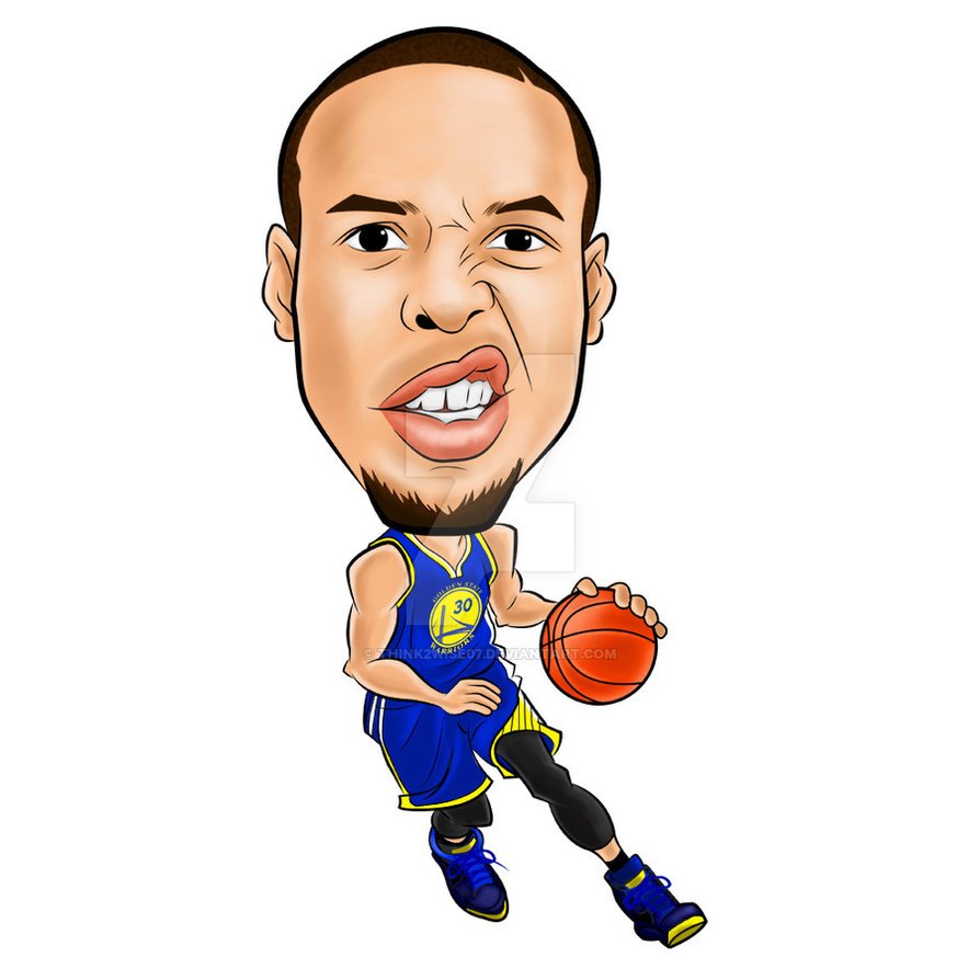 894x894 Stephen Curry And Kyrie Irving Cartoon Drawing