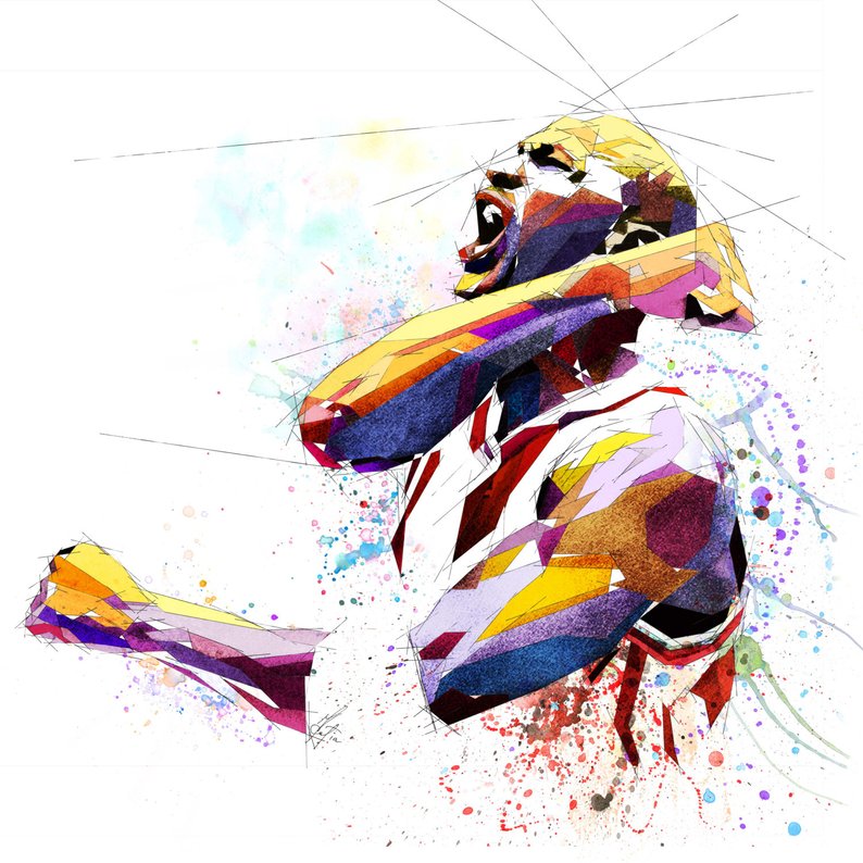 794x794 Michael Jordan Canvas Print Basketball Art Print Sports Fan Etsy