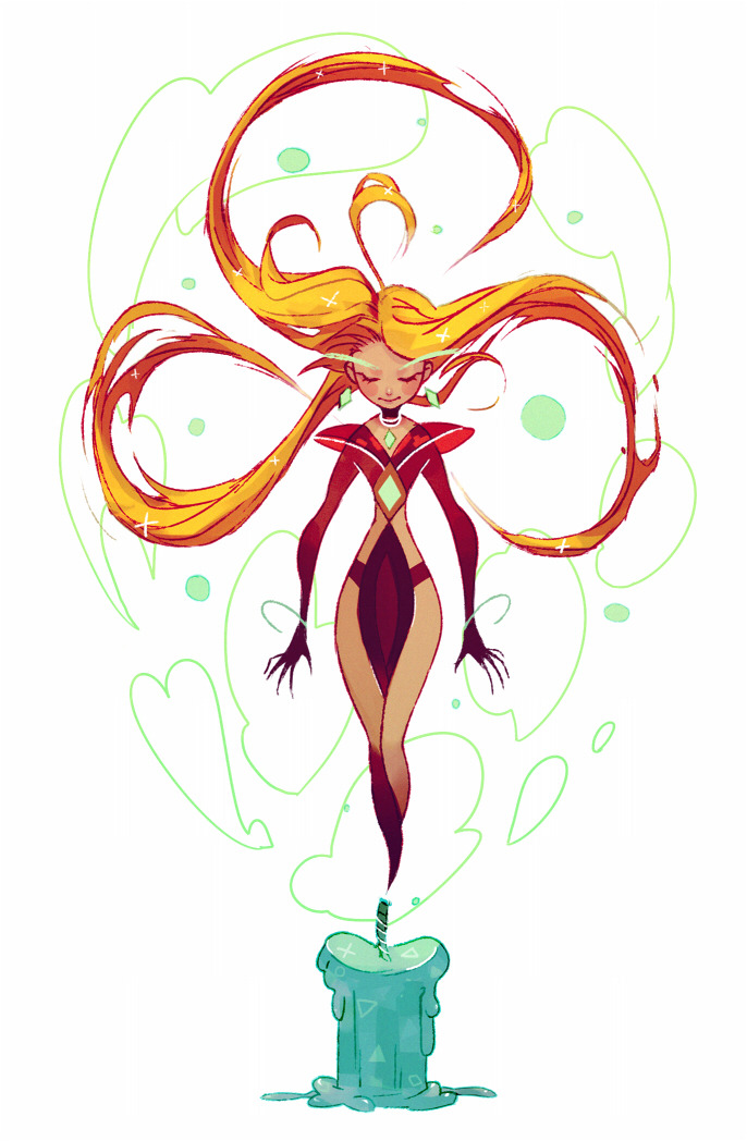 686x1048 Lalaland One Of My Favourite Things To Draw Is Floaty Hair