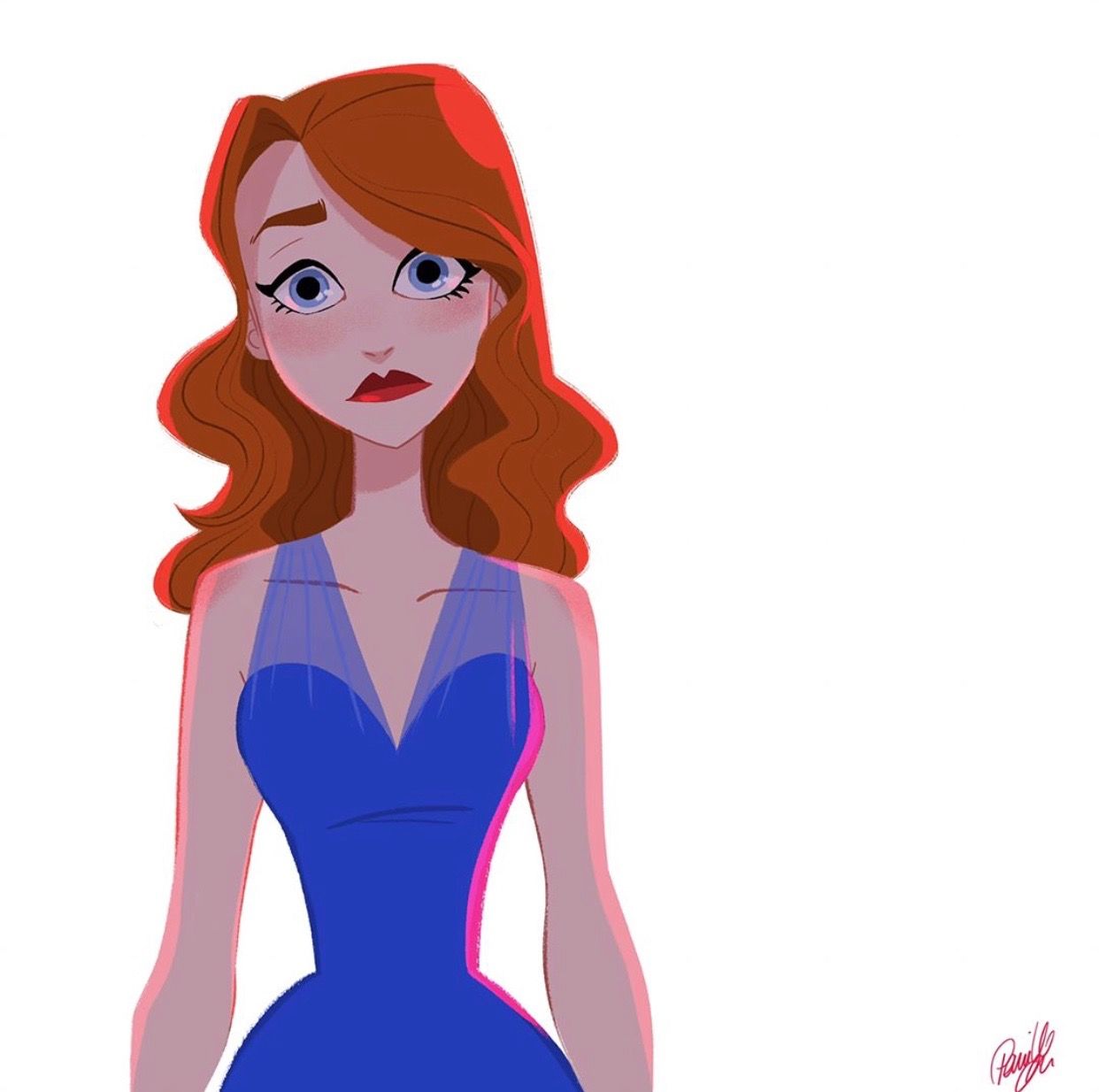 1242x1234 pernille la la land mia drawings