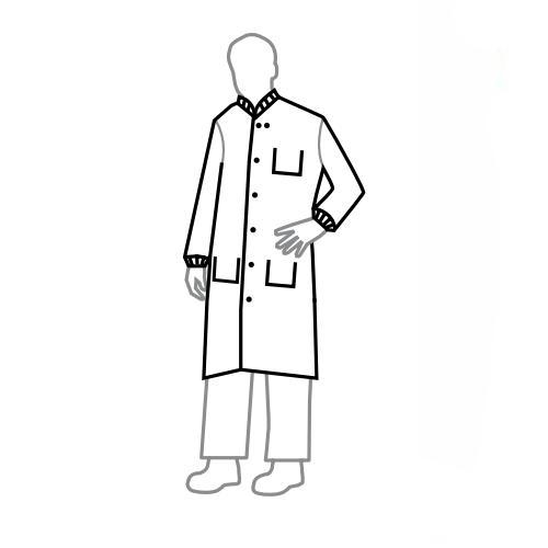 500x500 Buy Dupont Proshield Labcoat, Knit Collar