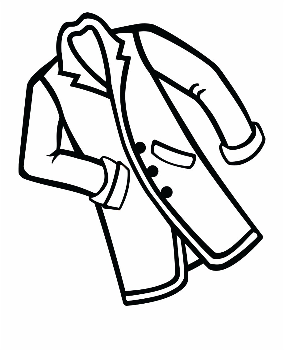 920x1132 Free Clipart Of A Coat
