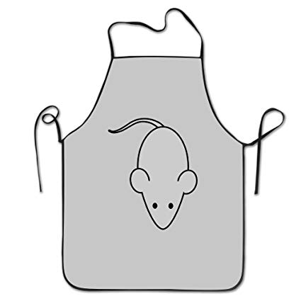 425x425 Unisex Lab Mouse Chef Apron For Kitchen, Bbq Home