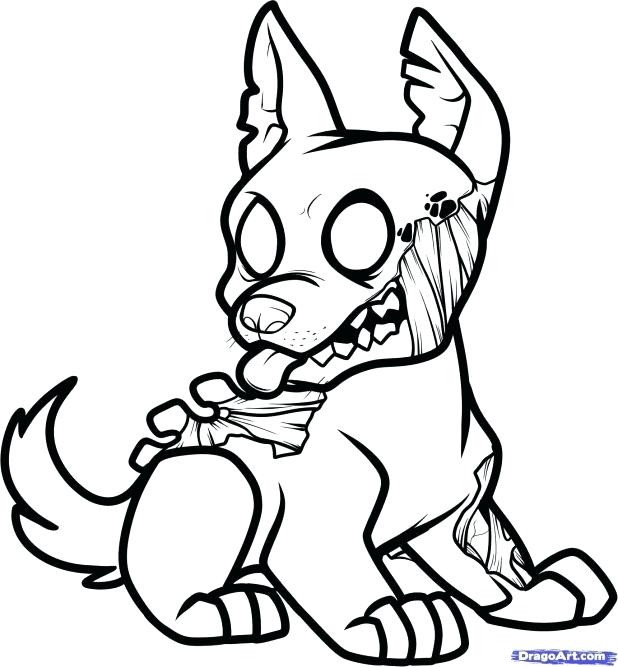 618x667 Puppy Drawing Easy