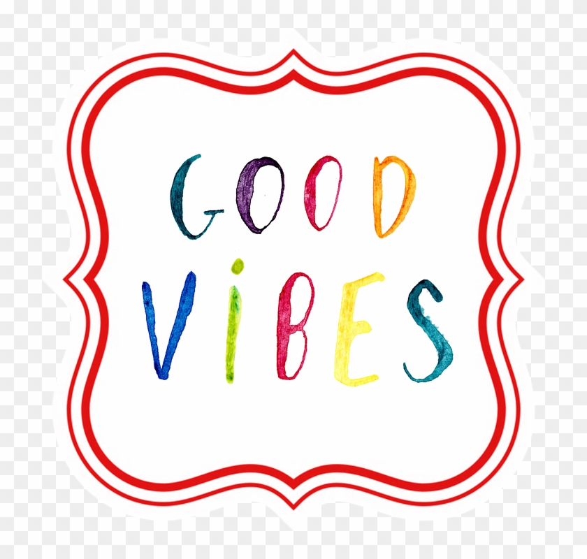 840x800 good vibes positive colorful tag label drawing