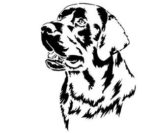 340x270 Labrador Stencil Etsy